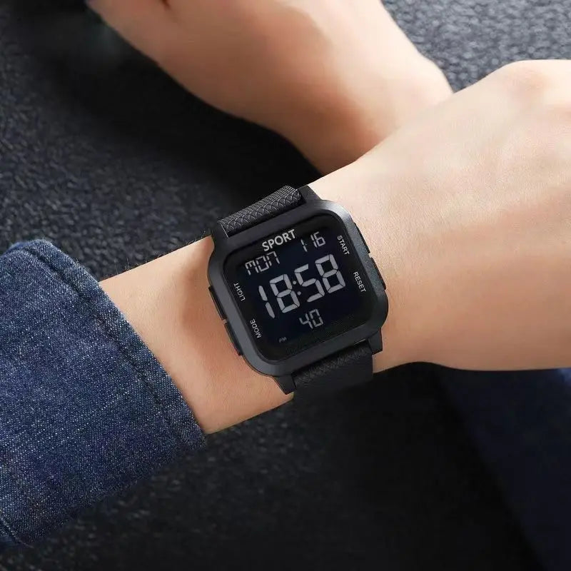 Military Digital Watch for Men Waterproof Mens Electronic Shockproof Sports Wristwatches