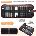 Drawing pencils,38 art supplies sketching pencil sets, graphite pencils, charcoal pencils & 12 metallic pencils,art supplies