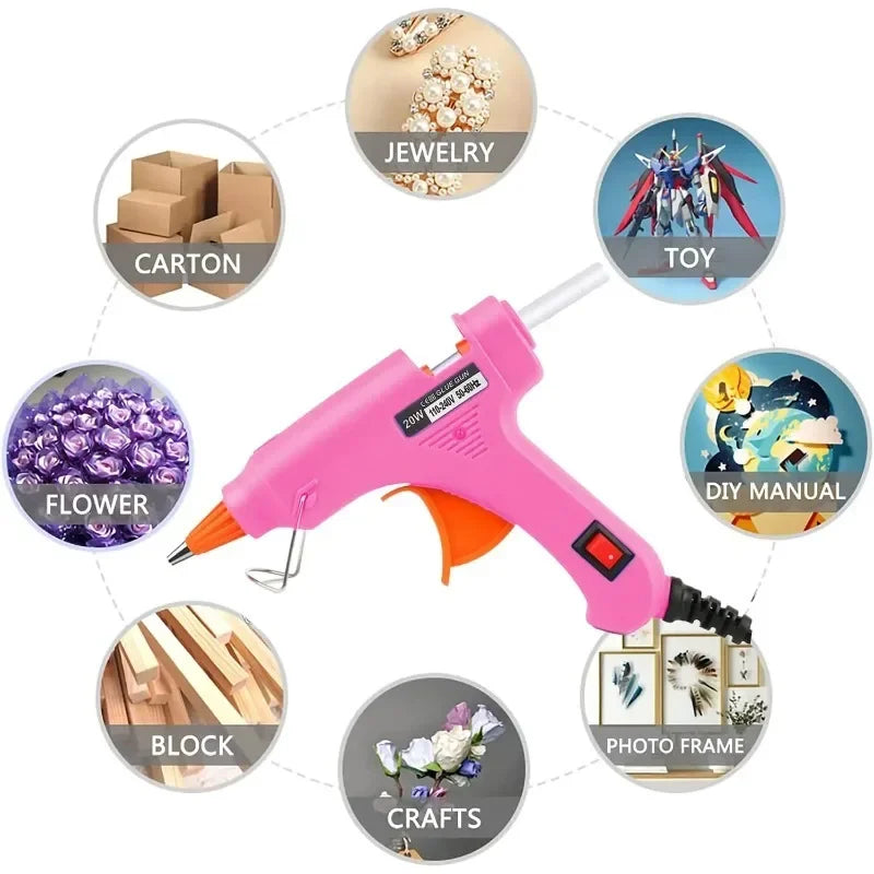 Thermal Glue Gun Rechargeable Mini DIY Tools For Home Repair & Crafts Electric Hot Melt Glue Gun Hot Silicone Guns Adhesive Gell