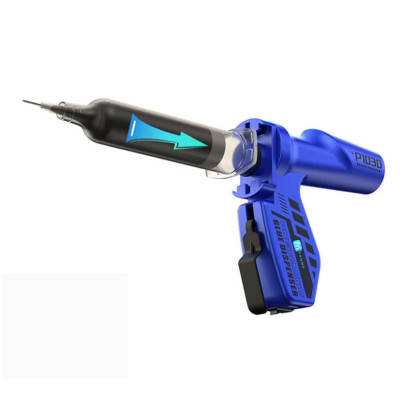 Electric glue gun dispenser Rechargeable wireless automatic glue booster Universal for 10cc/30cc Syringe UV glue solder flux