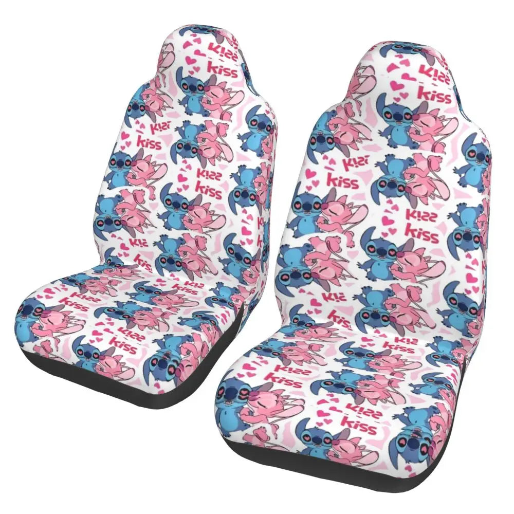 Stitches Car Accessory Seat Covers for Front Seats Interior Auto Truck Van SUV Cars High Quality Cover Set of 2