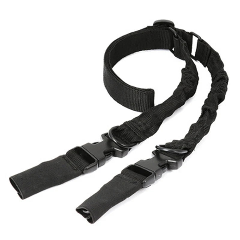 Shot Gun Belt Hunting Accessories Gear Double Point Gun Sling Shoulder Strap Rifle Rope Belt with Metal Buckle Hunt Accessories