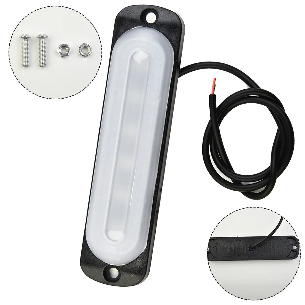 Useful Accessories New Car Light 12V 6 LED Truck 15000K W/ Protective Pad White Anti-collision Fog Lamp Off-Road