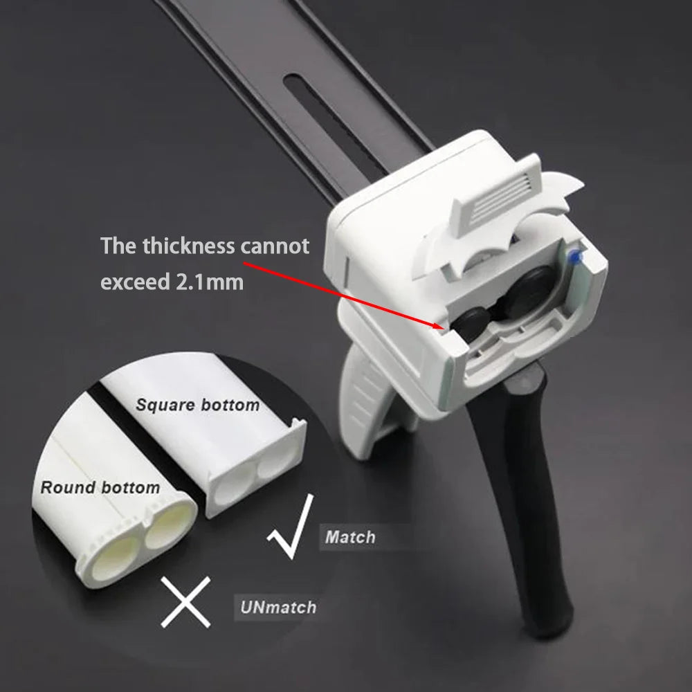 1-1/2-1 glue gun 50ml Manual glue gun AB Epoxy sealant glue gun high-quality PP material glue filling gun dental glue gun