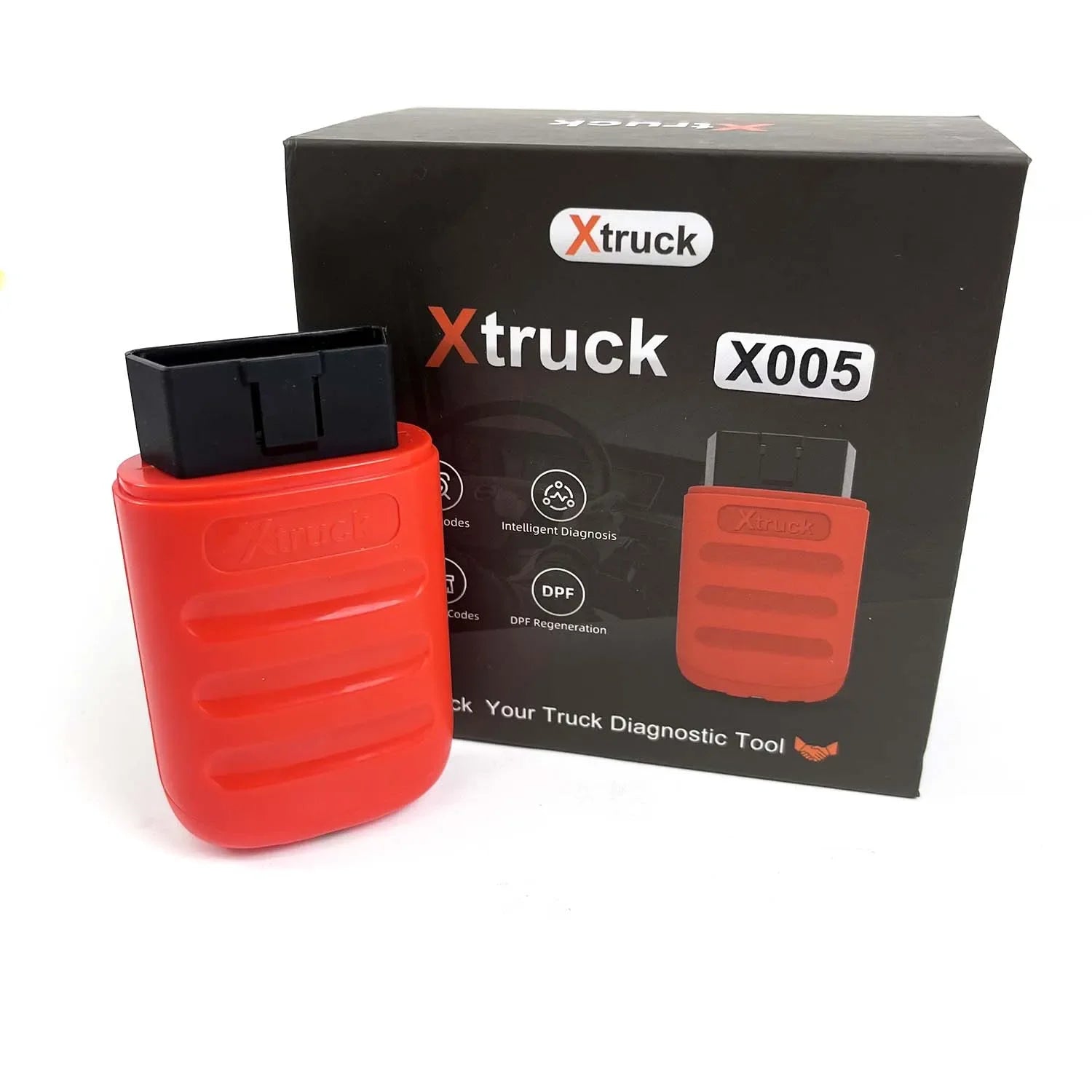 Xtruck X005 Heavy Duty Truck Diagnostic Scanner Code Reader with Bluetooth Mobile App for SHACMAN Diesel Engine