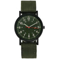 Military Men Watch Outdoor Sports Wristwatches Simple Nylon Band Luminous Male Army Quartz Wrist Watch Relogio Masculino