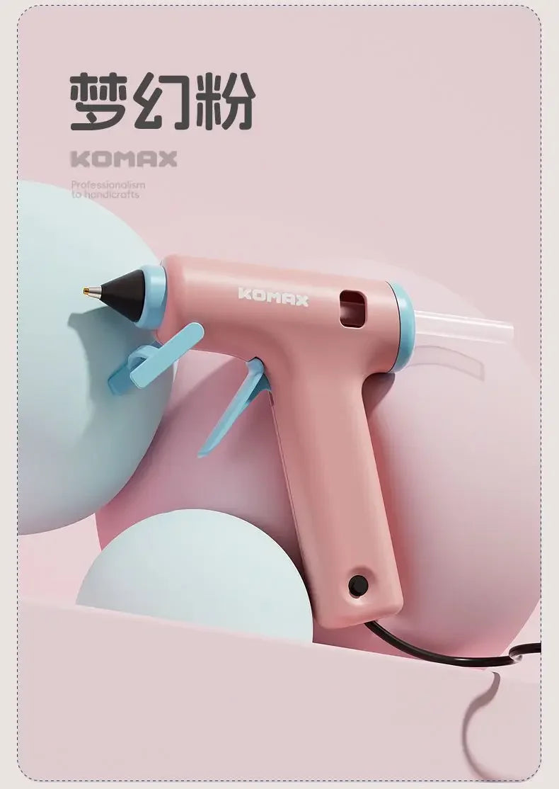 220V Powerful High Viscosity Glue Gun with 7mm Glue Sticks for Home Use And Kids DIY Handicrafts Affordable Craft Glue Gun