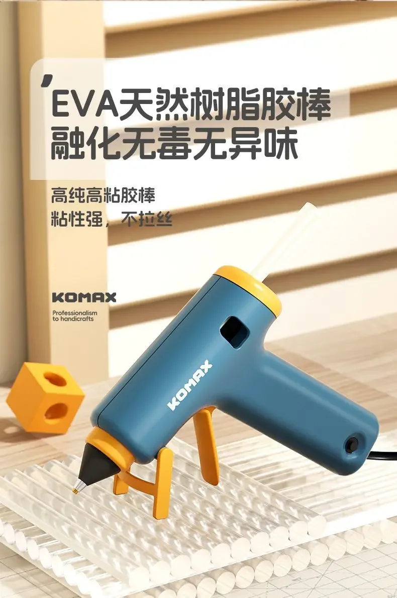 220V Powerful High Viscosity Glue Gun with 7mm Glue Sticks for Home Use And Kids DIY Handicrafts Affordable Craft Glue Gun