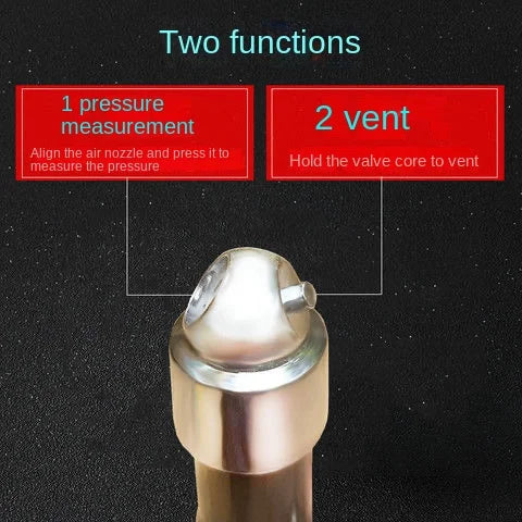 Auto Metal Truck Racing Car Tire Air Pressure Gauge Automobile Tyre Meter Vehicle Tester Monitoring System Measuring Tool