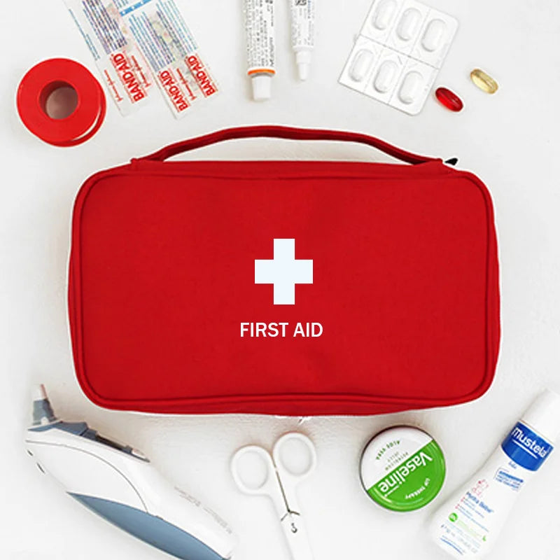 First Aid Kit Emergency Survival Bag Handbag Durable Trauma Bag Compact Rescue Tote Bag Portable Medicine Storage Bag