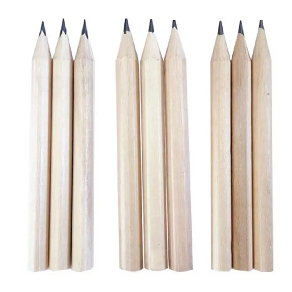 Beginner Drawing Tool Short Pencils Hexagonal Calligraphy Wood Pencil Comfortable Mini Sketching Pencils Back To School