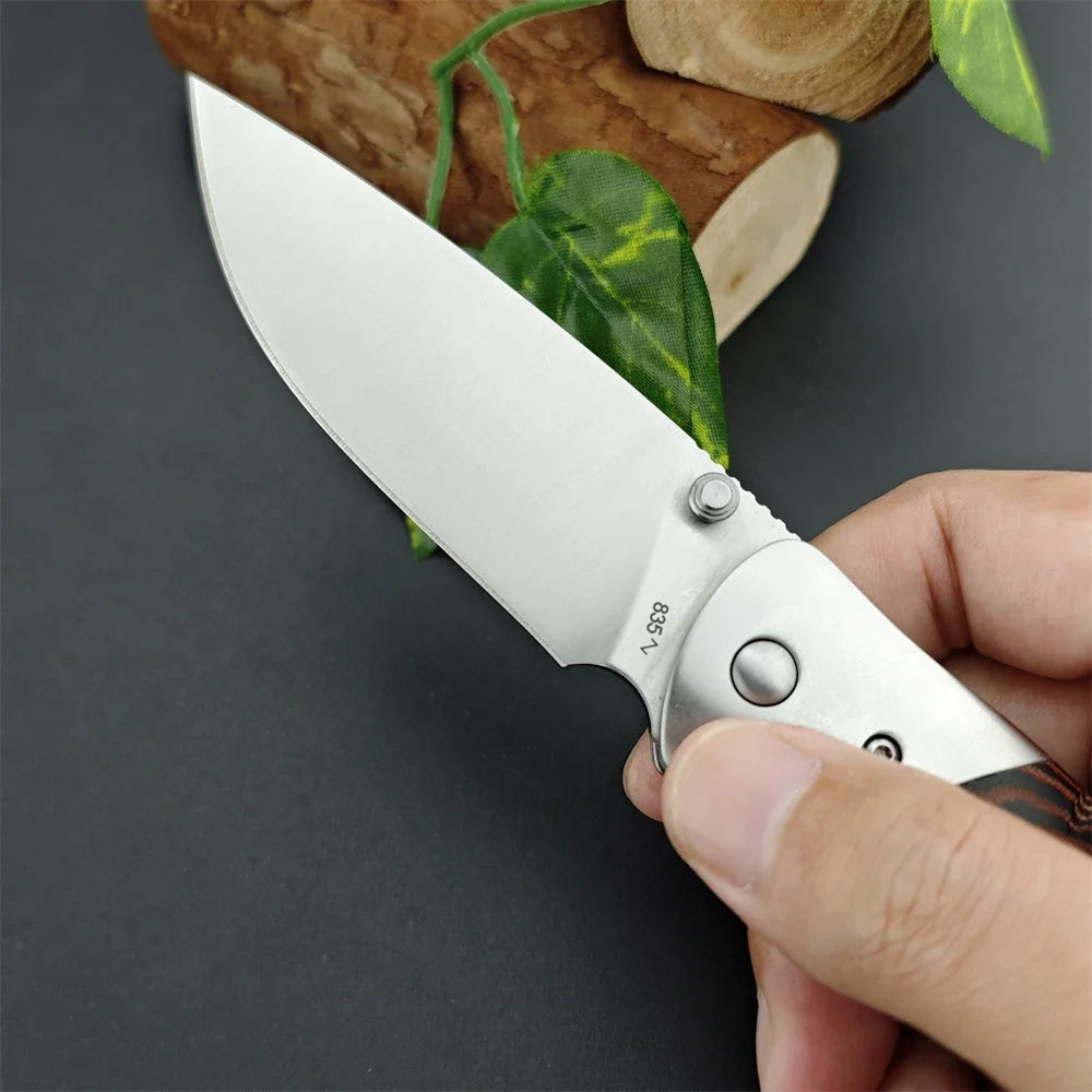 Hunting Knife with Sheath - BK-853 Fixed Blade knives, D2 Steel & G10 Handle for Camping, Survival, EDC Tactical Tool