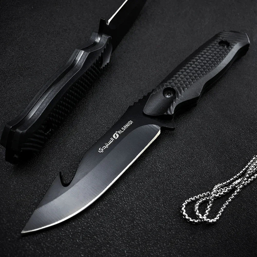 1PC Hunt Straight Knives Outdoor Fixed Blade ABS Handles Rescue EDC Hunting Self Defense Jungle Survival Multifunctional Tool