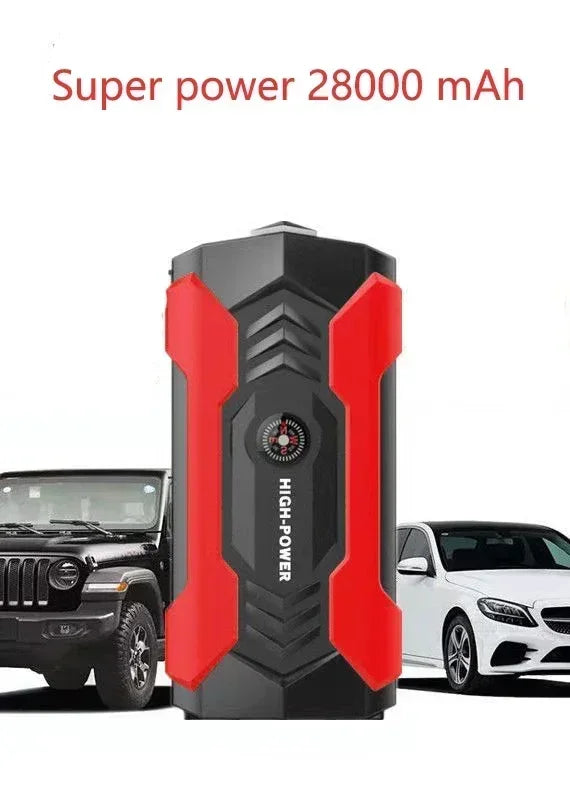 Car Jump Starter Starting Device - 12V 98000mAh Power Bank Jumpstarter, Auto Booster, Emergency Charger, and Jump Start Tool