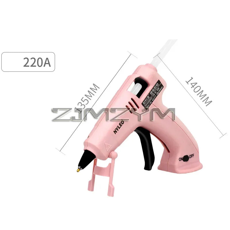 Quick Glue Dispensing Hot Glue Gun High-temperature Resistant Cordless Melt Glue Gun Hand Crafts Repair Tools With 30Glue Sticks