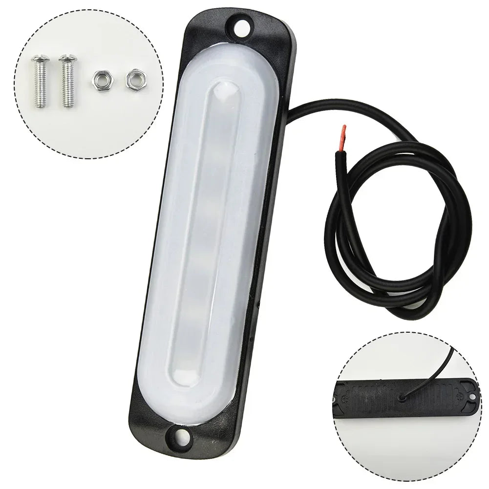 Useful Accessories New Car Light 12V 6 LED Truck 15000K W/ Protective Pad White Anti-collision Fog Lamp Off-Road