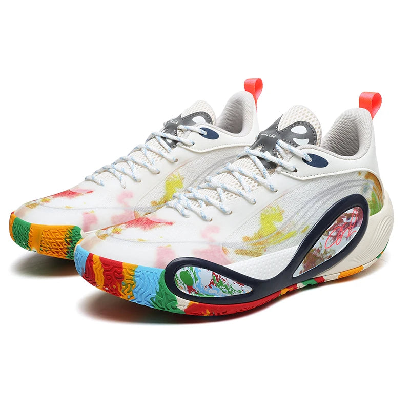 Men'S Sports Basketball Shoes With Fashionable Breathable And Personalized Design Suitable For Daily Training Men'S Shoes 36-45