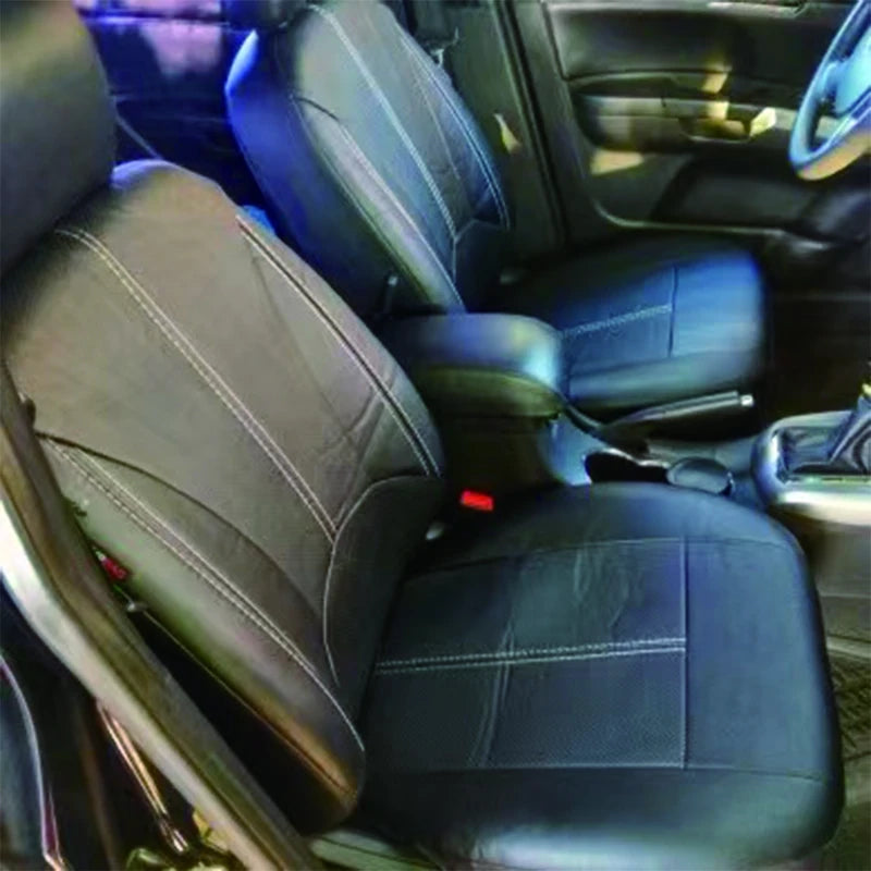 Universal Front/ Rear Set Split Cover PU Leather Car Seat Cover Auto Protect Cushion Pad For Truck Small Car Seat Covers Set