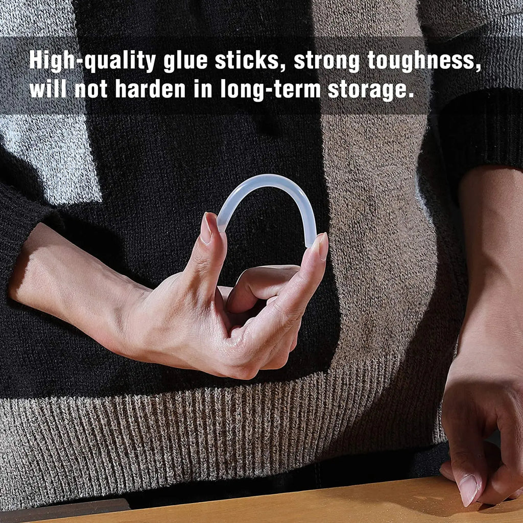 Full Size Hot Glue Sticks, 11*100 mm, Compatible with Most Glue Guns, Multipurpose for DIY Art Craft General Repairs
