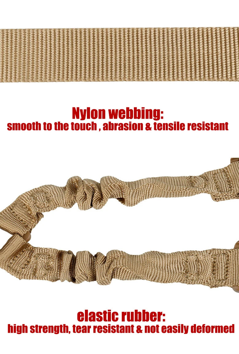 Shot Gun Belt Hunting Accessories Gear Double Point Gun Sling Shoulder Strap Rifle Rope Belt with Metal Buckle Hunt Accessories