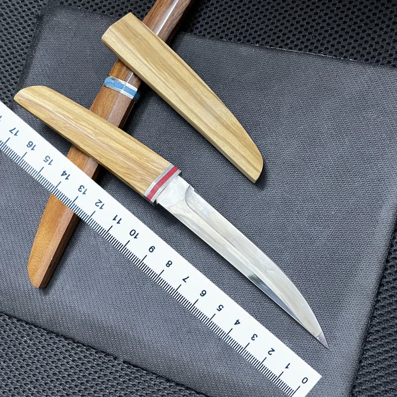 Hunting Knife Sharp Blade Tactical Knives Bushcraft Camping EDC Survival Tool Japaness Style Knife for Men,Christmas Gift