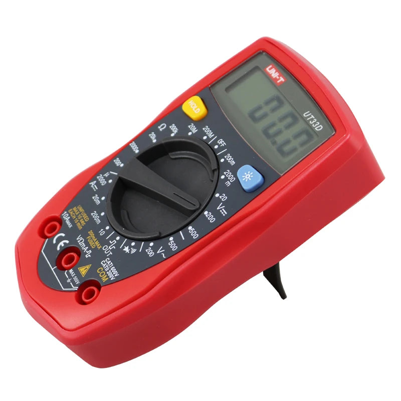 UNI-T  Pocket Digital Multimeter UT33D Resistance Tester Ammeter Voltmeter High Precision Mini Multifunction Universal Meter