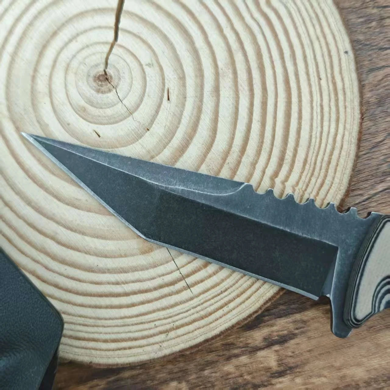 Practical Jungle Adventure Hunting Tactics Small Straight Knives 7Cr13Mov Blade G10 Handle Tool EDC Portable Adventure Tool