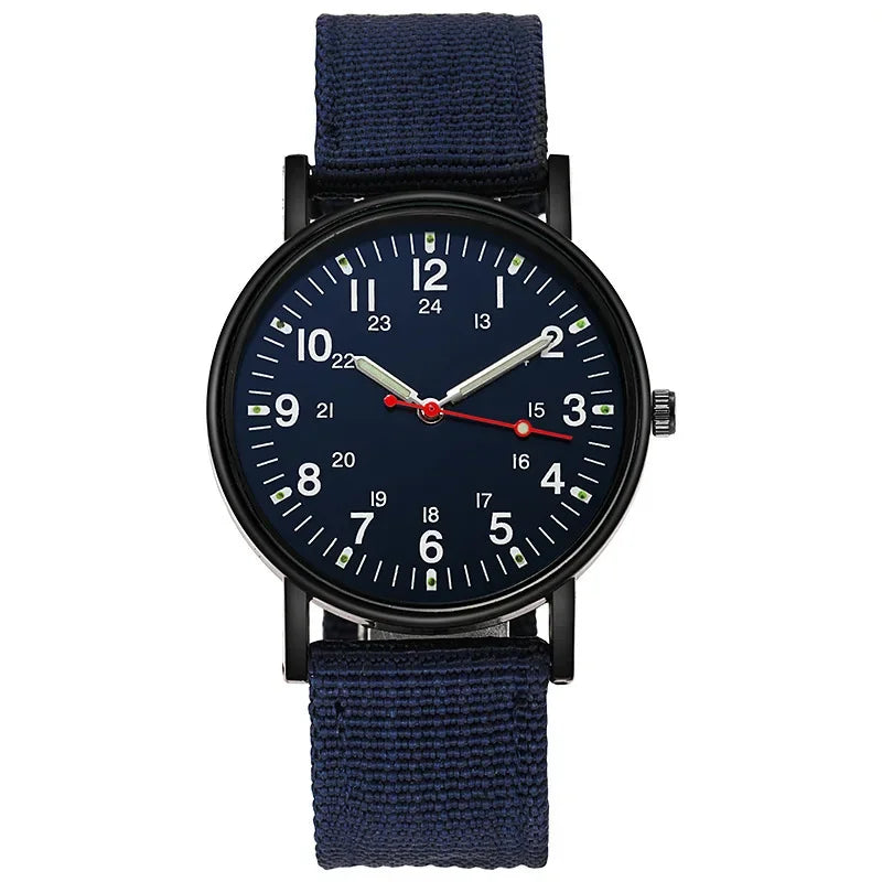 Military Men Watch Outdoor Sports Wristwatches Simple Nylon Band Luminous Male Army Quartz Wrist Watch Relogio Masculino