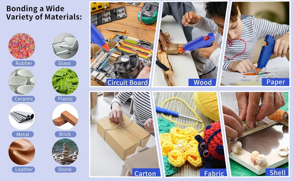 Thermal Glue Gun Rechargeable Mini DIY Tools For Home Repair & Crafts Electric Hot Melt Glue Gun Hot Silicone Guns Adhesive Gell
