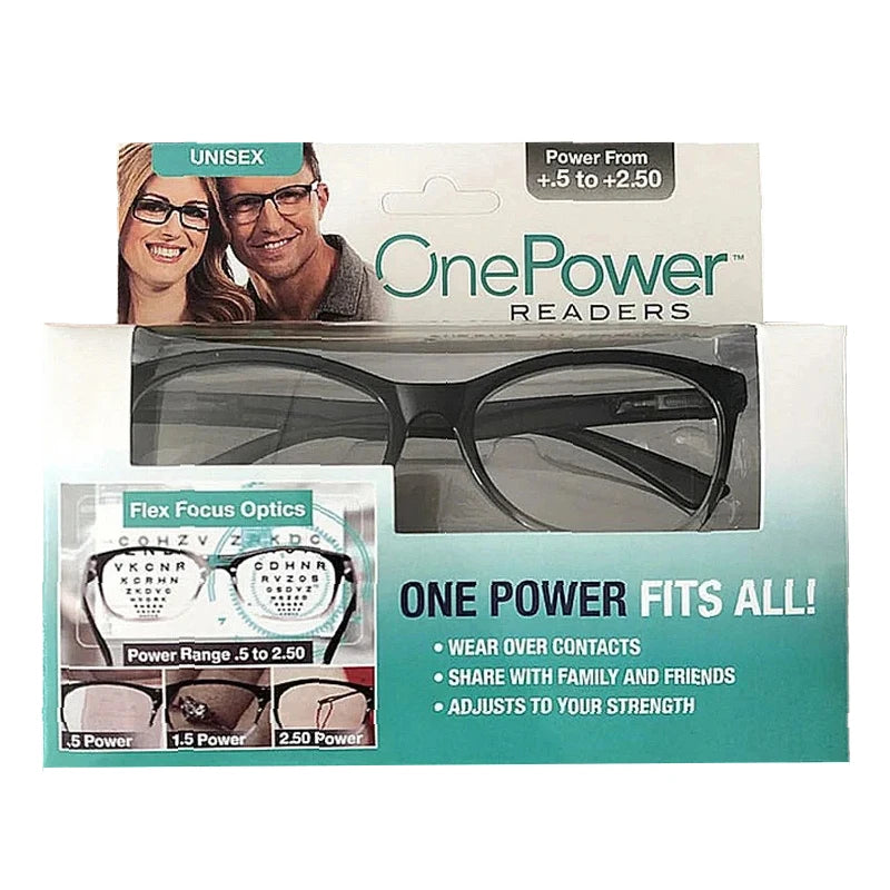 New Men Women Adjustable Multifocal Reading Glasses Optical Lenses Power Reader Range From 0.5 To 2.75 Blue Light Eyeglasses