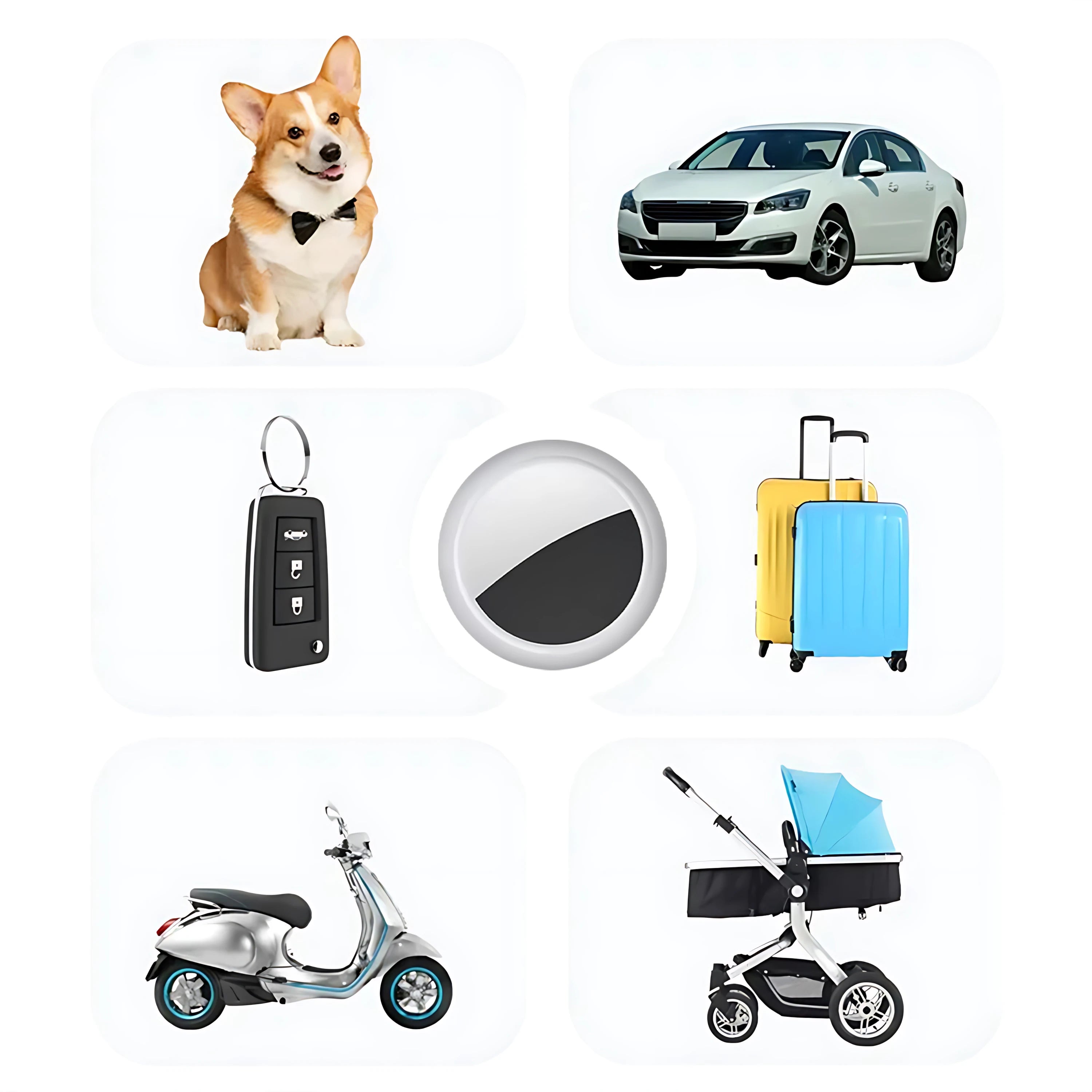 GPS Mini Tracker GPS Locator GPS Smart Car Work For isearcing Smart Finder Key Finder Children Locating Tracker Pet Tracker GPS