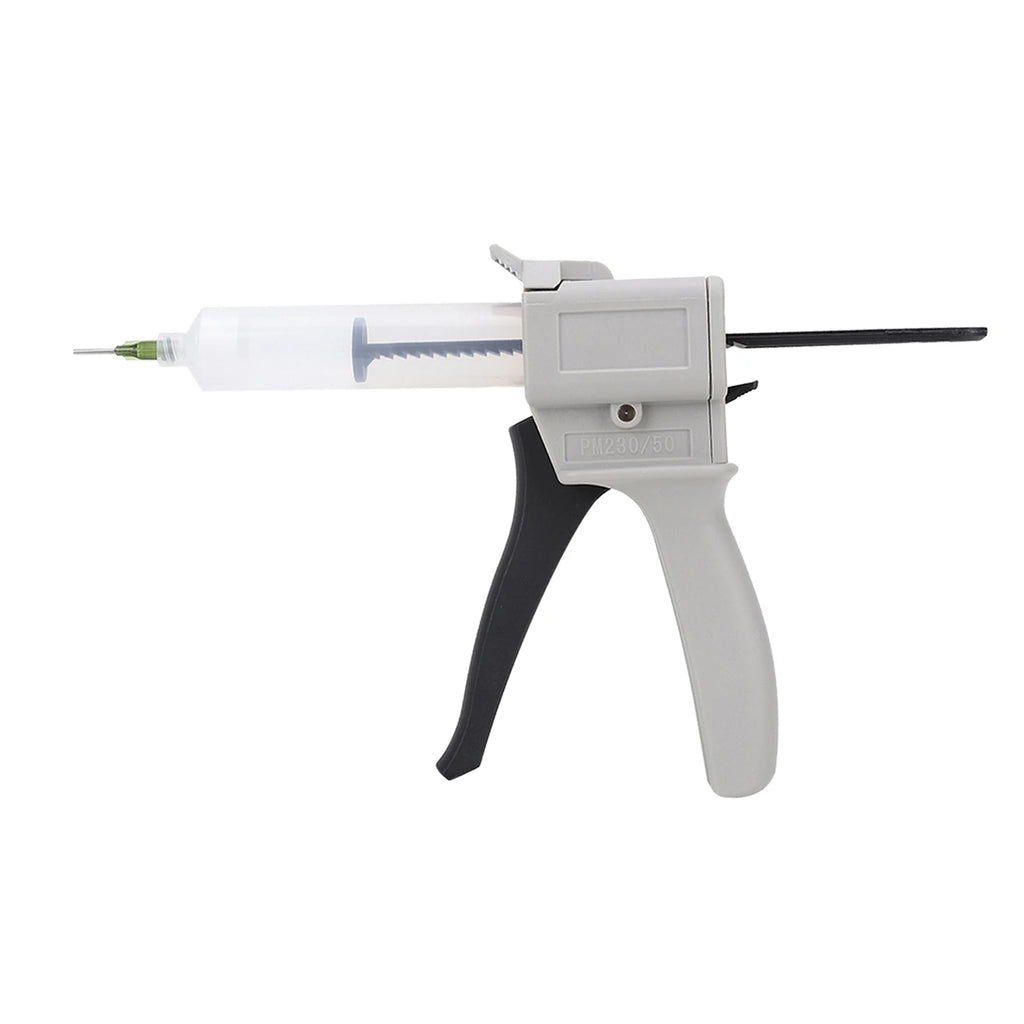 Glue Gun, 30ml Dispenser Glue Gun Plastic Manual Single Tube Handle Tool for Pressing Squeezing