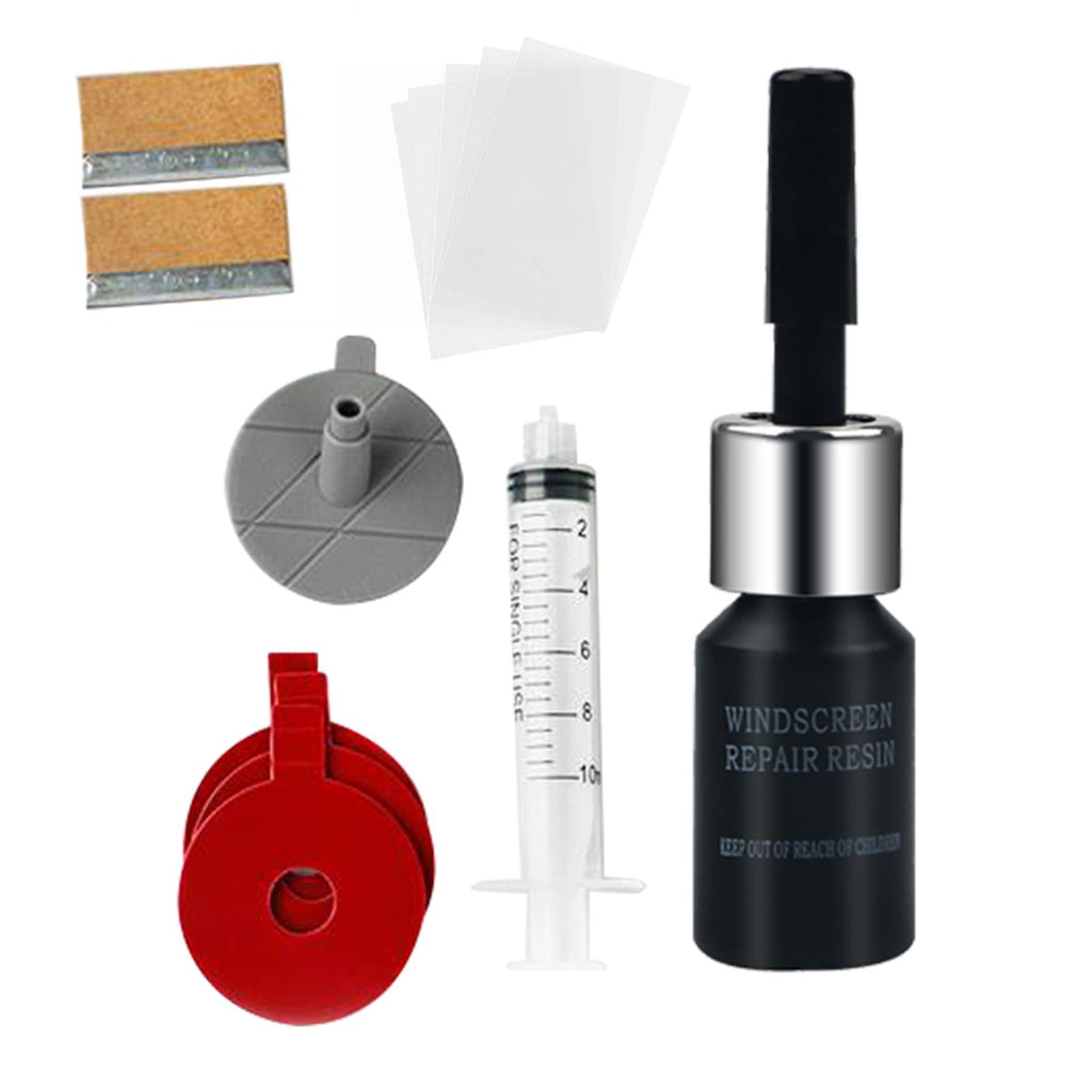 Windshield Repair Kit Car Cracked Glass Repair Kit Quick Fix Auto Glass Windshield Crack Chip Scratch Restore Repair Tool Set