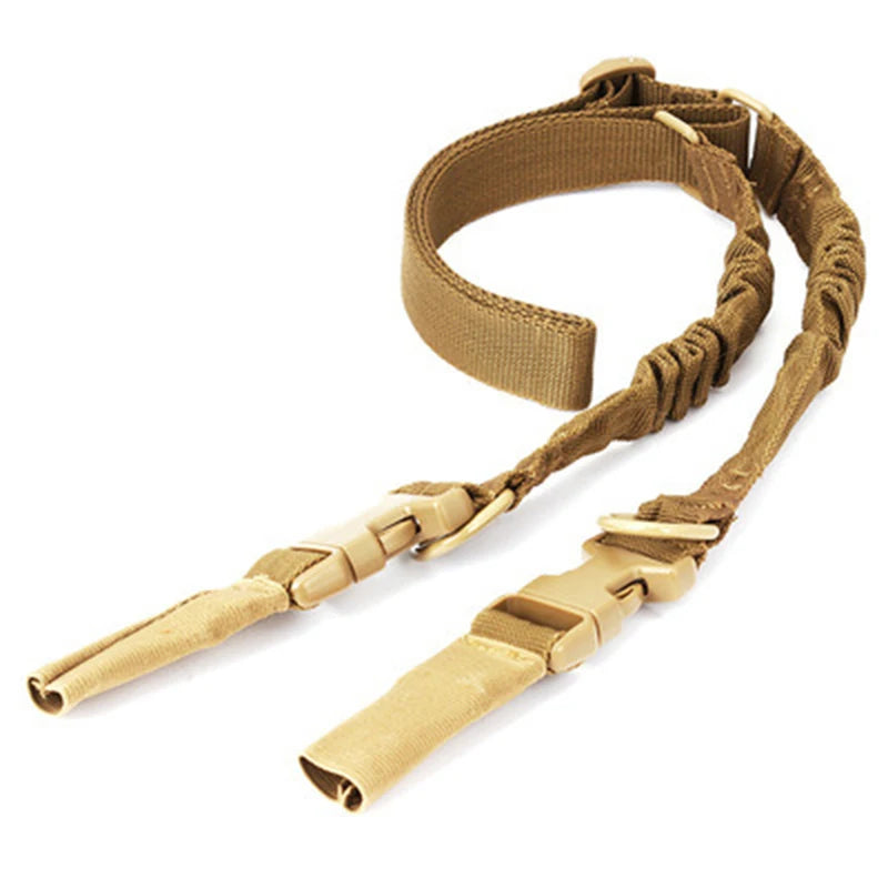 Shot Gun Belt Hunting Accessories Gear Double Point Gun Sling Shoulder Strap Rifle Rope Belt with Metal Buckle Hunt Accessories