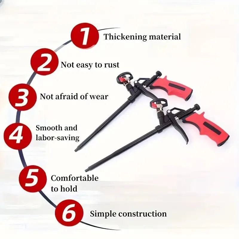 Pump Body Glue Gun. A precise sealing and glue application tool suitable for home decoration scenarios