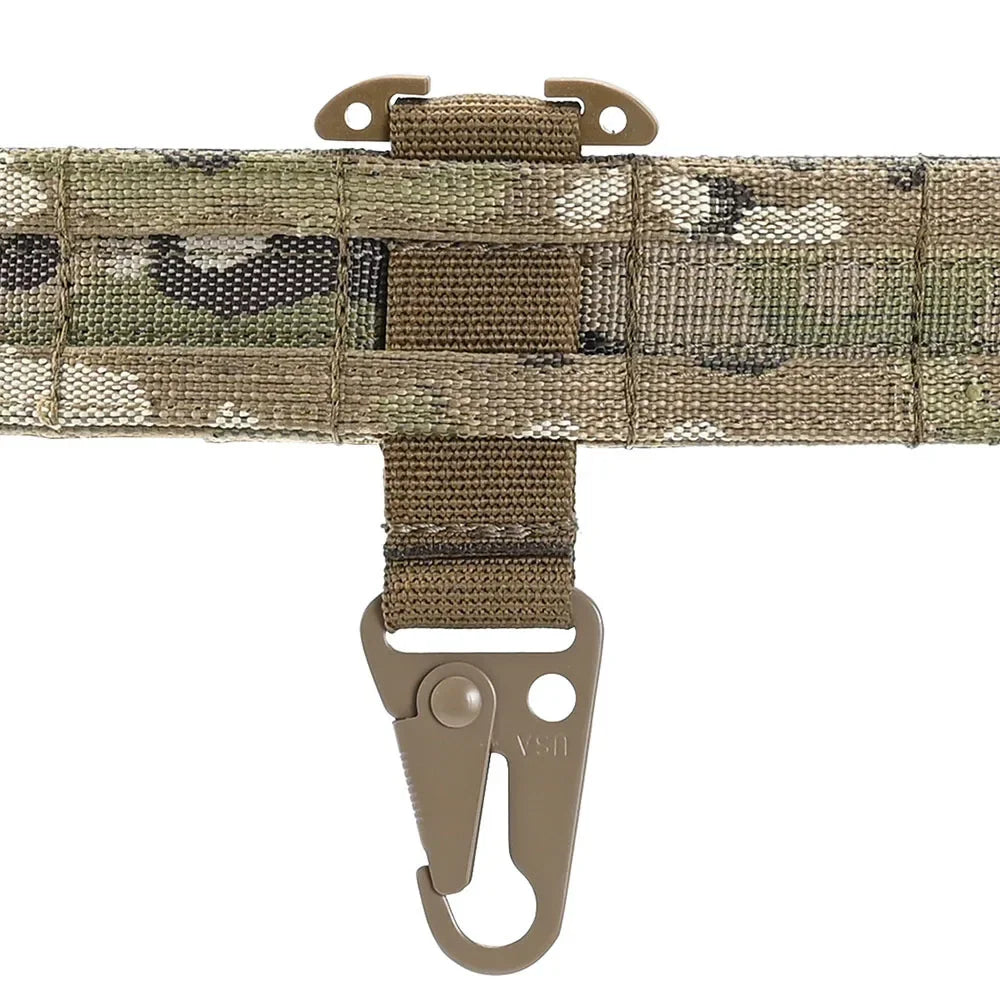 Tactical Gear Molle Clash Hook,Molle Belt Clip With Tee Mount Battle Belt Accessories For Gloves Keychains Hunting Vest Gear