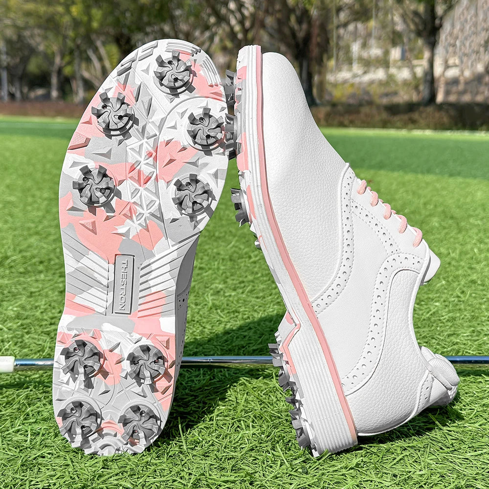 Golf sports shoes are non slip, breathable, women's casual, comfortable, multifunctional, wear-resistant and waterproof