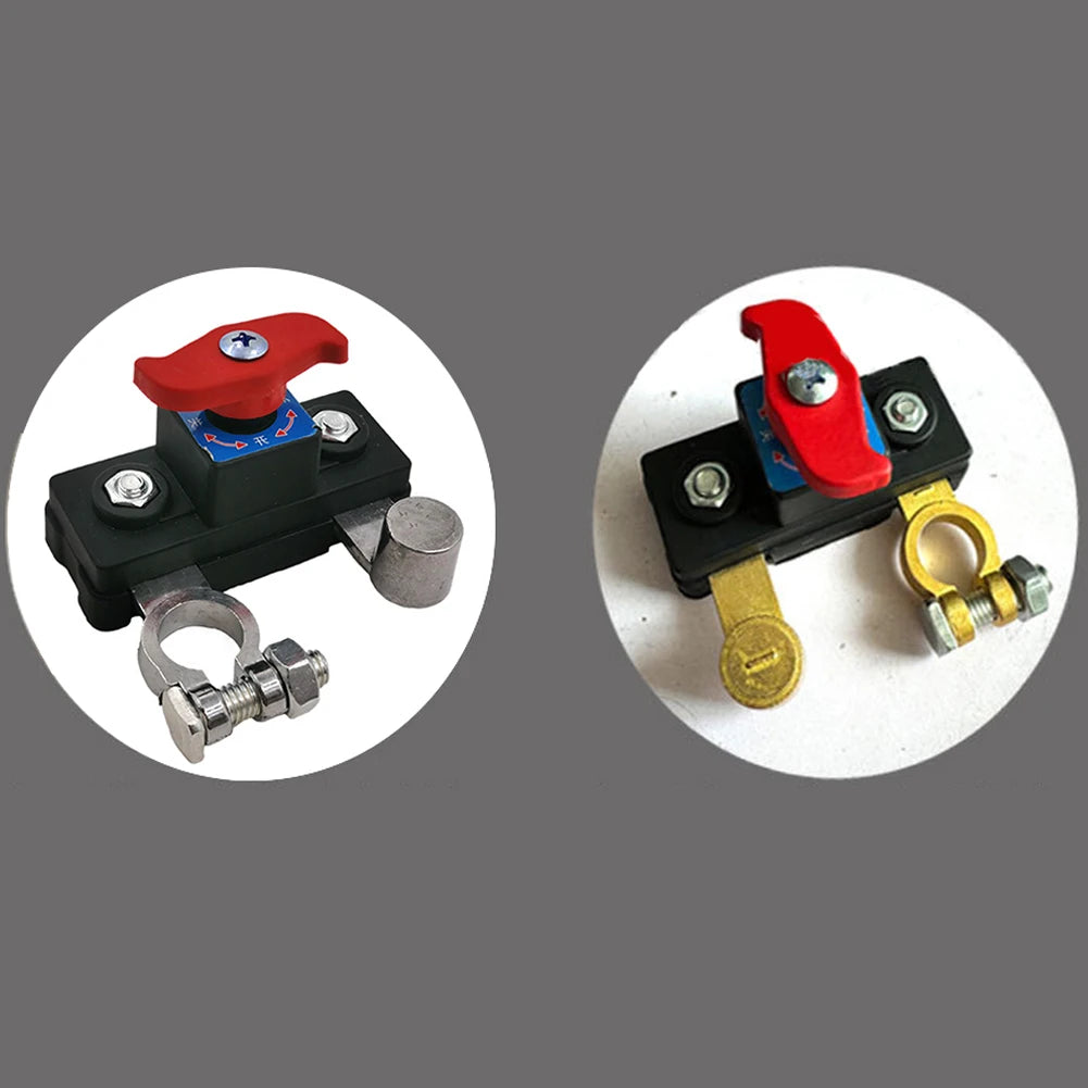 12V/24V ﻿Car Battery Cut Off Switch Disconnect Isolator Cut-off Power Manual Automatic Circuit Breaker For Cars Trucks Buses RVs