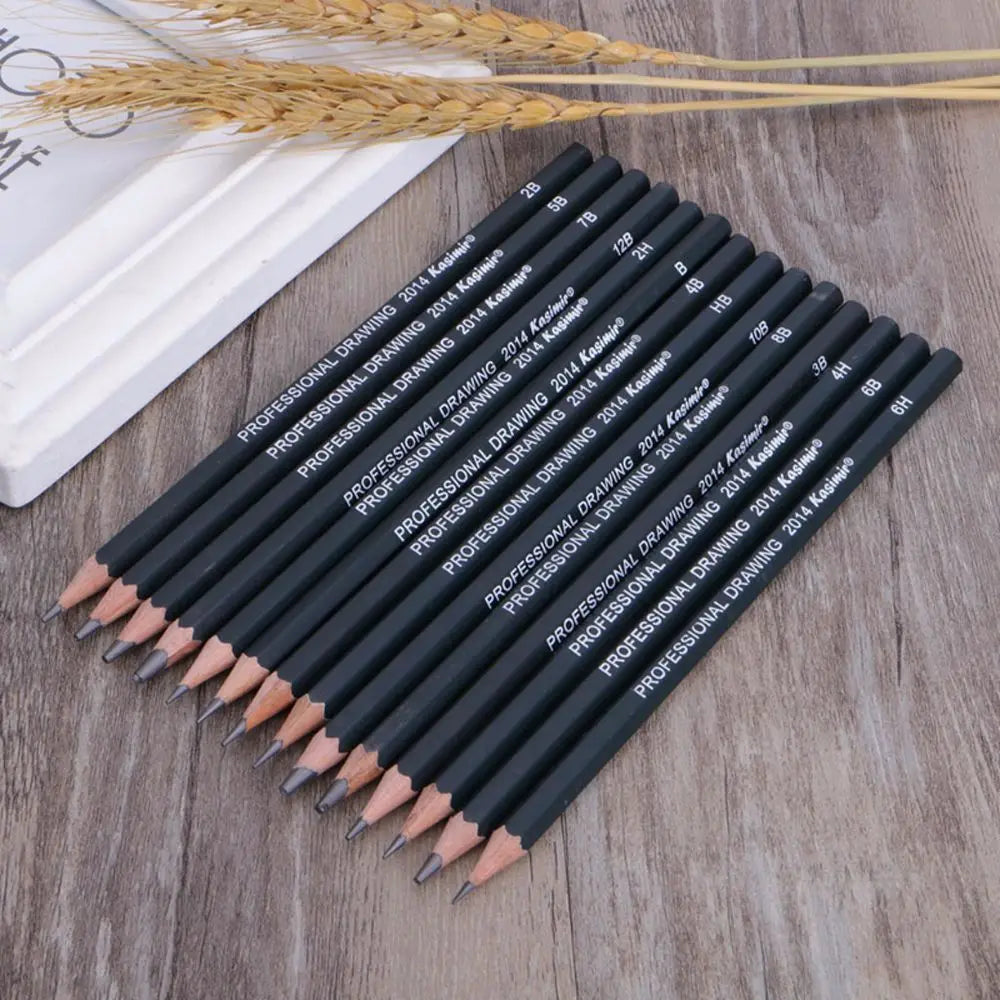 4B 5B 6B 10B 12B 1B Stationery Supplies Students Drawing Pencil Set HB 2B 6H 4H 2H 3B Professional Sketch Painting Pencils