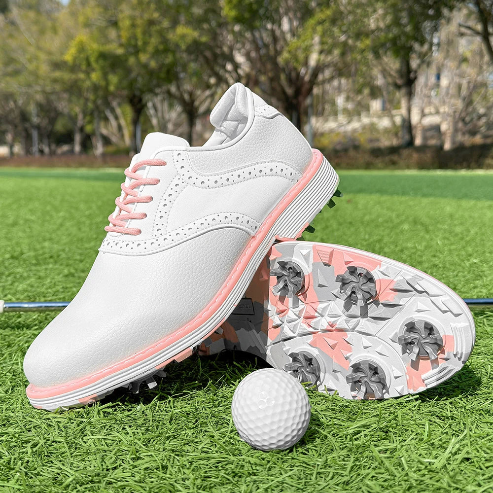 Golf sports shoes are non slip, breathable, women's casual, comfortable, multifunctional, wear-resistant and waterproof