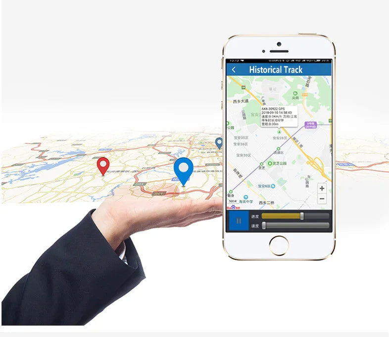 Vehicle-mounted GPS positioning tracker, automobile, motorcycle, electric truck, anti-theft alarm, remote control, satellite tra