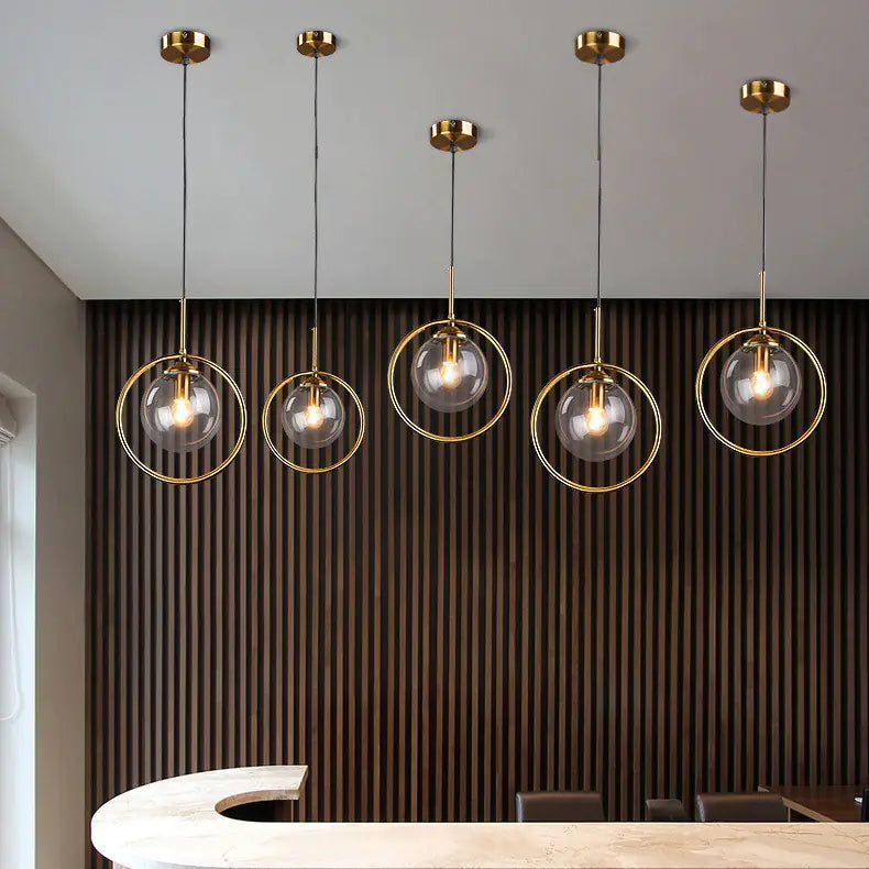 Nordic Modern Minimalist Glass Pendant Light