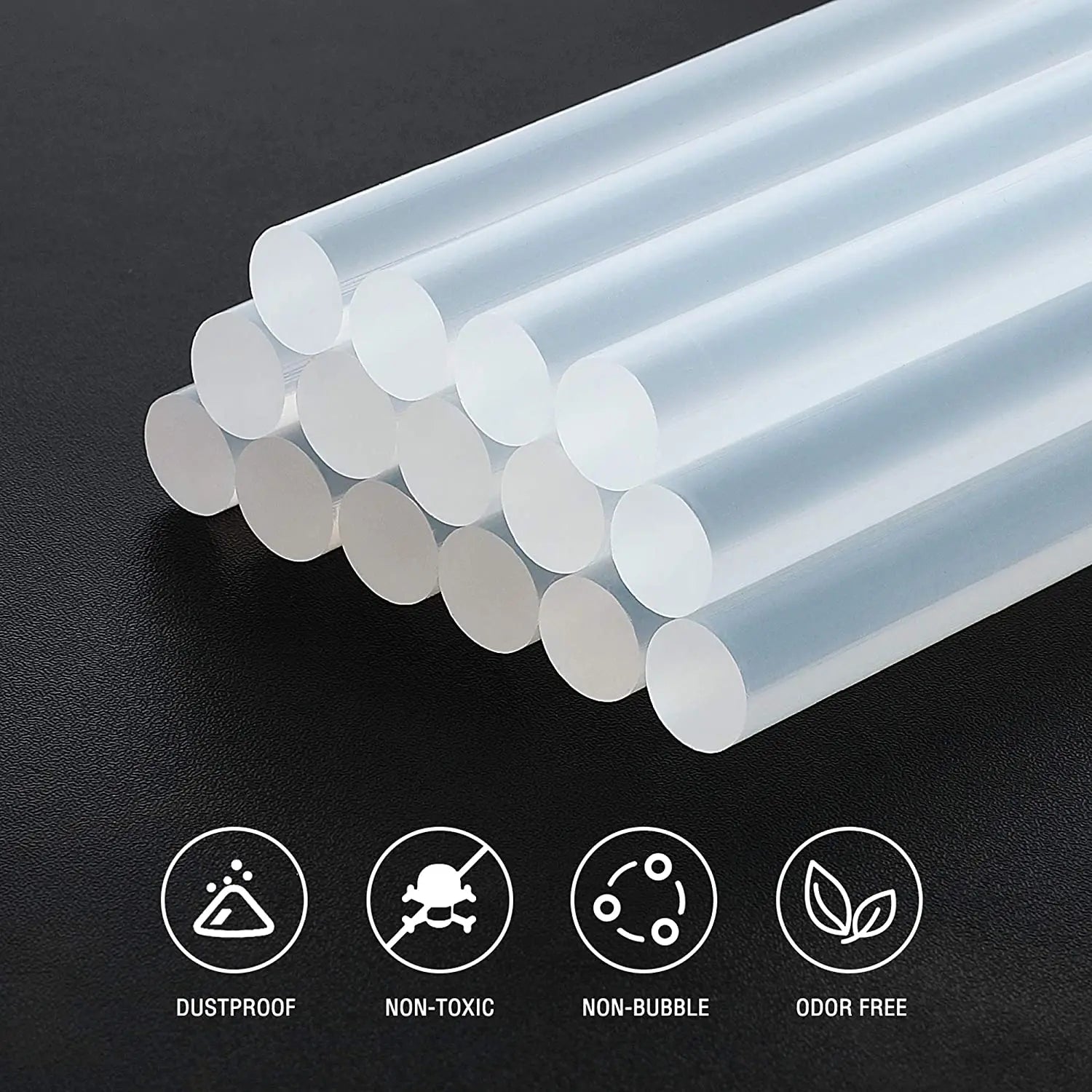 Full Size Hot Glue Sticks, 11*100 mm, Compatible with Most Glue Guns, Multipurpose for DIY Art Craft General Repairs