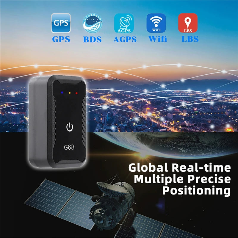 4G GPS Tracker Car 4G GPS Locator Anti-Lost Device Health Monitoring Pedometer For Children And The Elderly Tracking