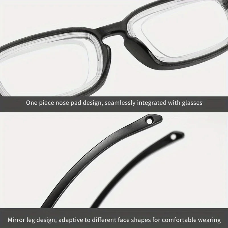 New TR Adjustable Reading Glasses Each Lens Can Be Adjusted 0.5 To 3.5 Rotatable Focus Glasses Portable Presbyopia Glasses