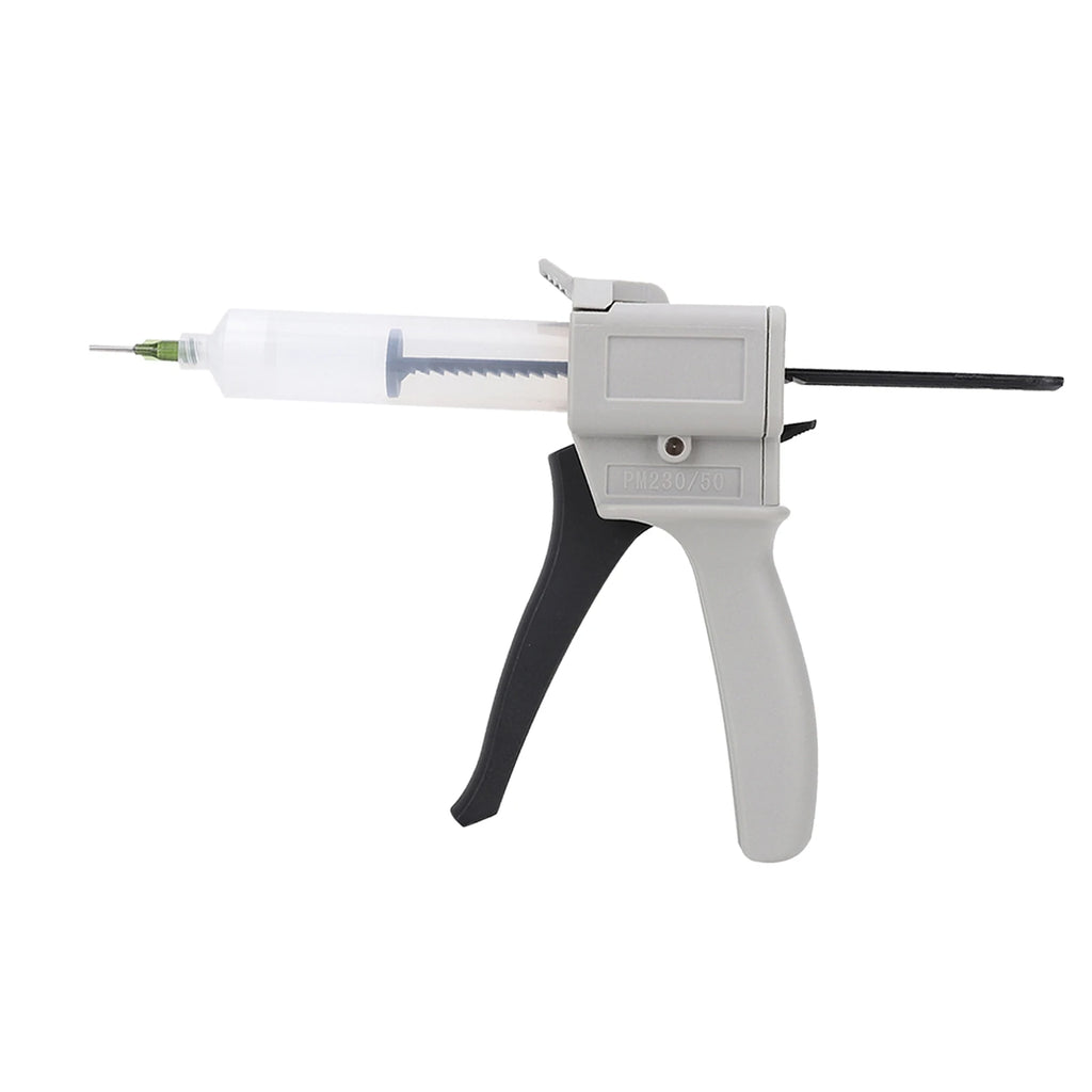 Glue Gun, 30ml Dispenser Glue Gun Plastic Manual Single Tube Handle Tool for Pressing Squeezing