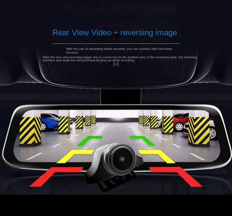 Car-mounted image reversing camera AHD1080P HD camera with streaming media driving recorder.