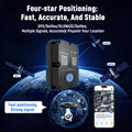 4G GPS Tracker For Vehicle 7500mAh Long Battery Strong Magnetic 4-Star Positioning IP67 Waterproof Multiple Alarms Anti-theft