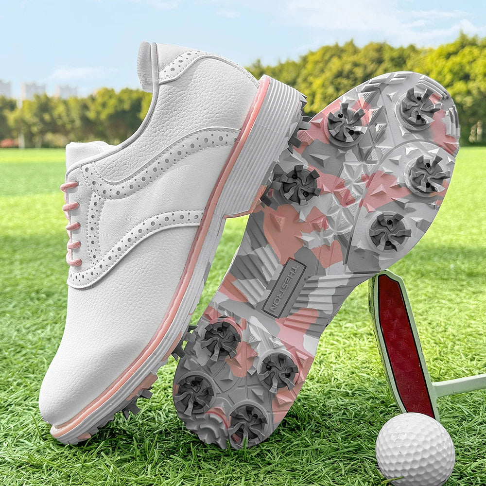 Golf sports shoes are non slip, breathable, women's casual, comfortable, multifunctional, wear-resistant and waterproof