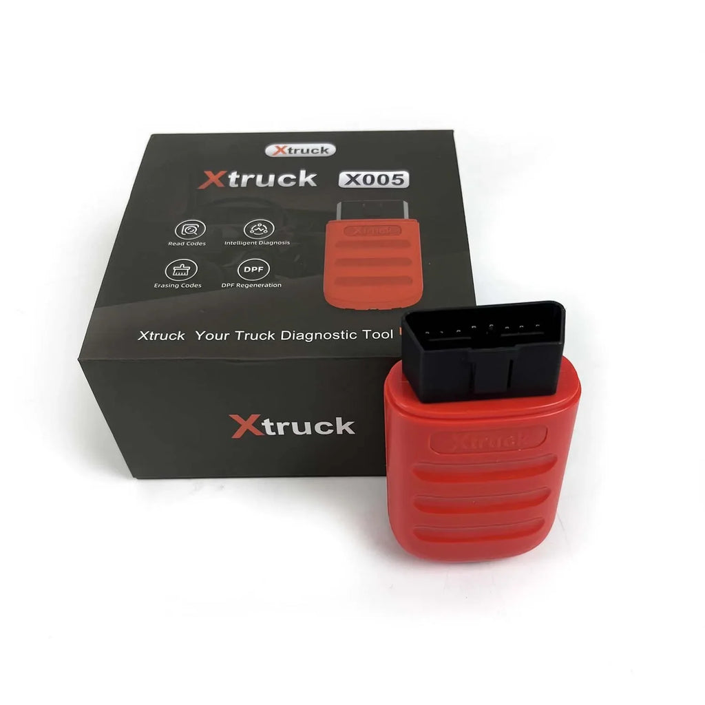 Xtruck X005 Heavy Duty Truck Diagnostic Scanner Code Reader with Bluetooth Mobile App for SHACMAN Diesel Engine